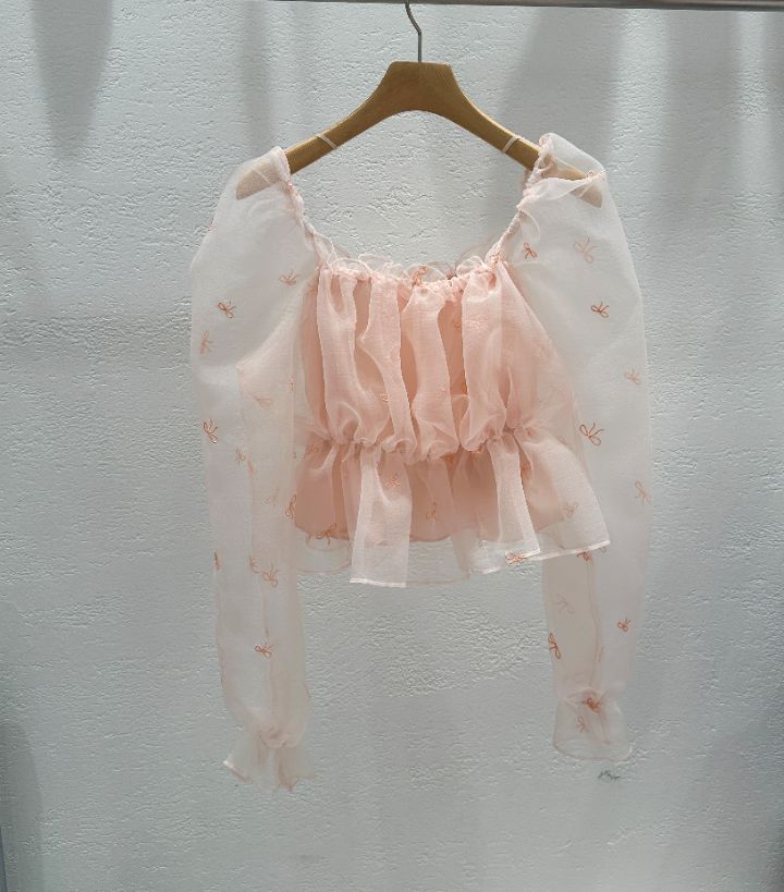 CRONG東大門實拍女裝新品休閑人氣推薦真品熱賣襯衫蕾絲衫CRONG襯衫/蕾絲衫圖色3