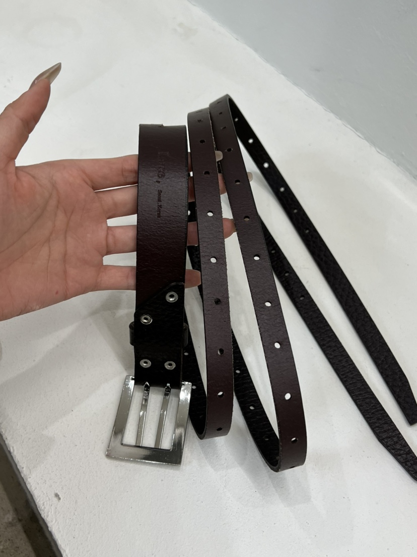 LAKE-A韓國直郵女裝新款26春夏熱賣真品休閑推薦職業腰帶Lake side腰帶