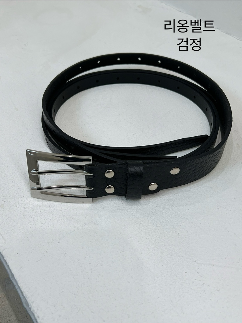 LAKE-A韓國直郵女裝新款26春夏熱賣真品休閑推薦職業腰帶Lake side腰帶圖色1黑色