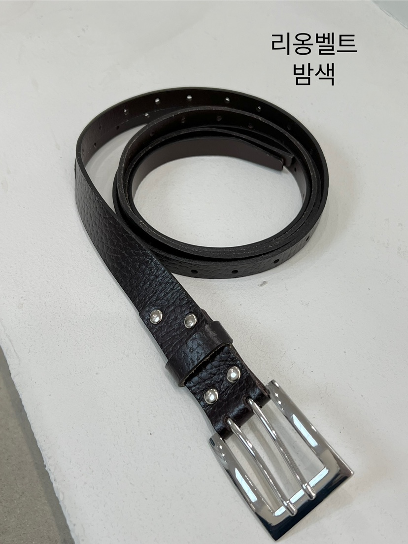 LAKE-A韓國直郵女裝新款26春夏熱賣真品休閑推薦職業腰帶Lake side腰帶圖色2栗色