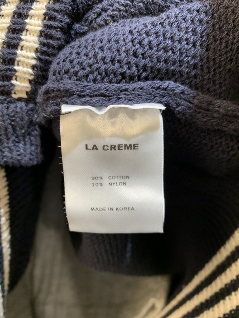 LA CREME東大門實拍女裝新品人氣時尚熱賣針織衫連帽衫棉質LA CREME針織衫