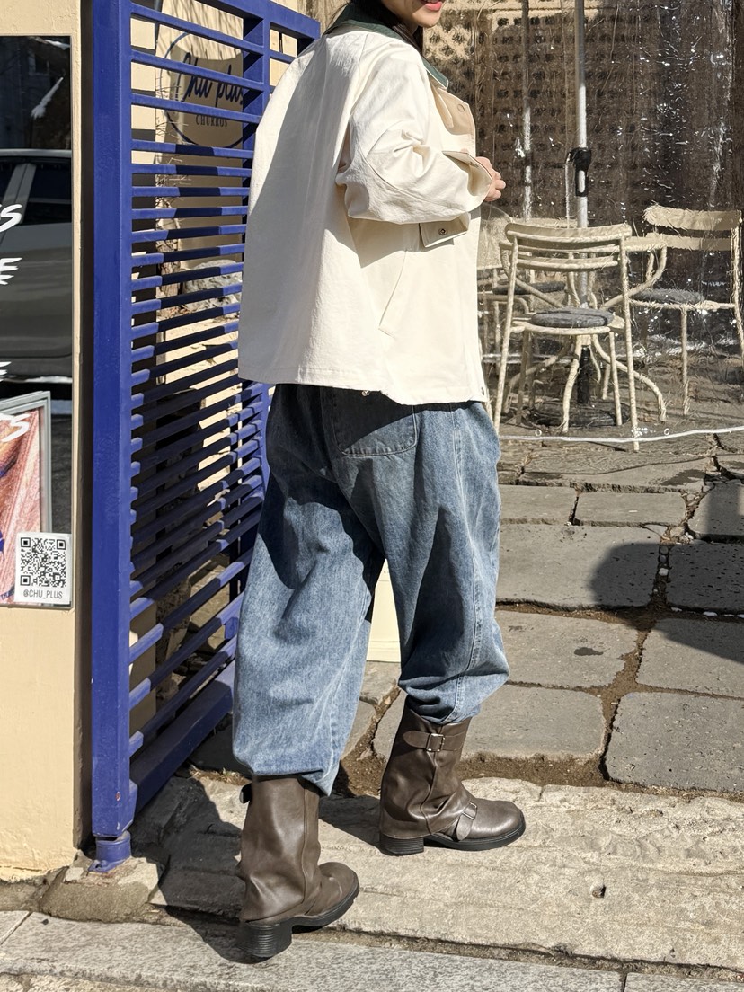 RED-J-레드.J-T韓國直郵女裝新款人氣真品夾克棉質短款RED-J夾克