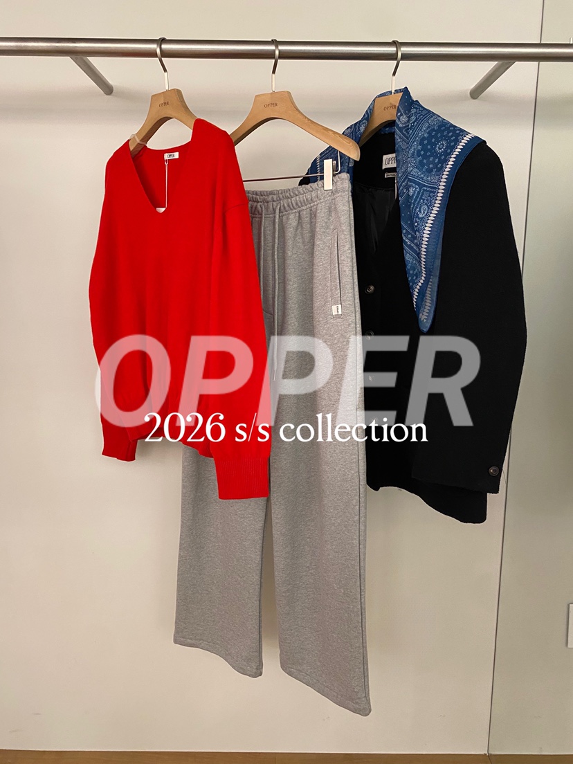 OP PER韓國直郵女裝新款熱賣26春夏真品休閑人氣夾克羊毛OPPER-simplebeige夾克