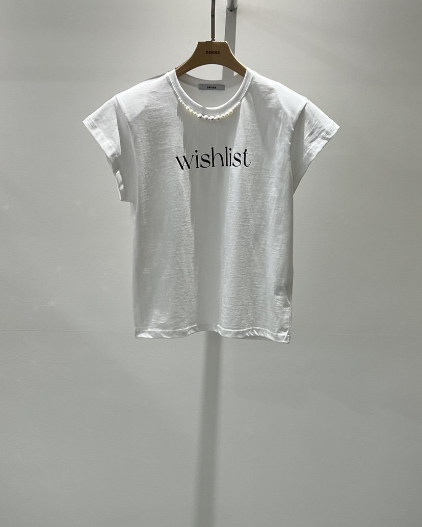 DENISE韓國代購女裝新品休閑人氣職業26春夏熱賣推薦真品T恤DENISET恤圖色2