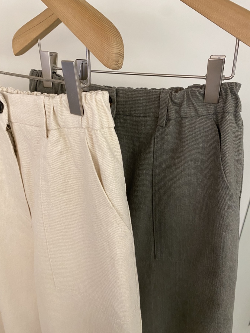 OP PER東大門直郵女裝新品休閑真品推薦熱賣26春夏休閑褲OPPER-simplebeige休閑褲