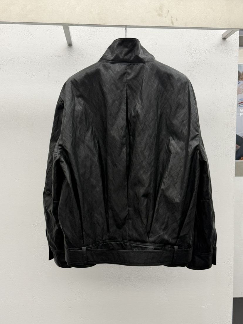 KARE/WEREPIECE東大門實拍女士新款時尚皮衣含腰帶皮革系帶KARE/WEREPIECE皮衣