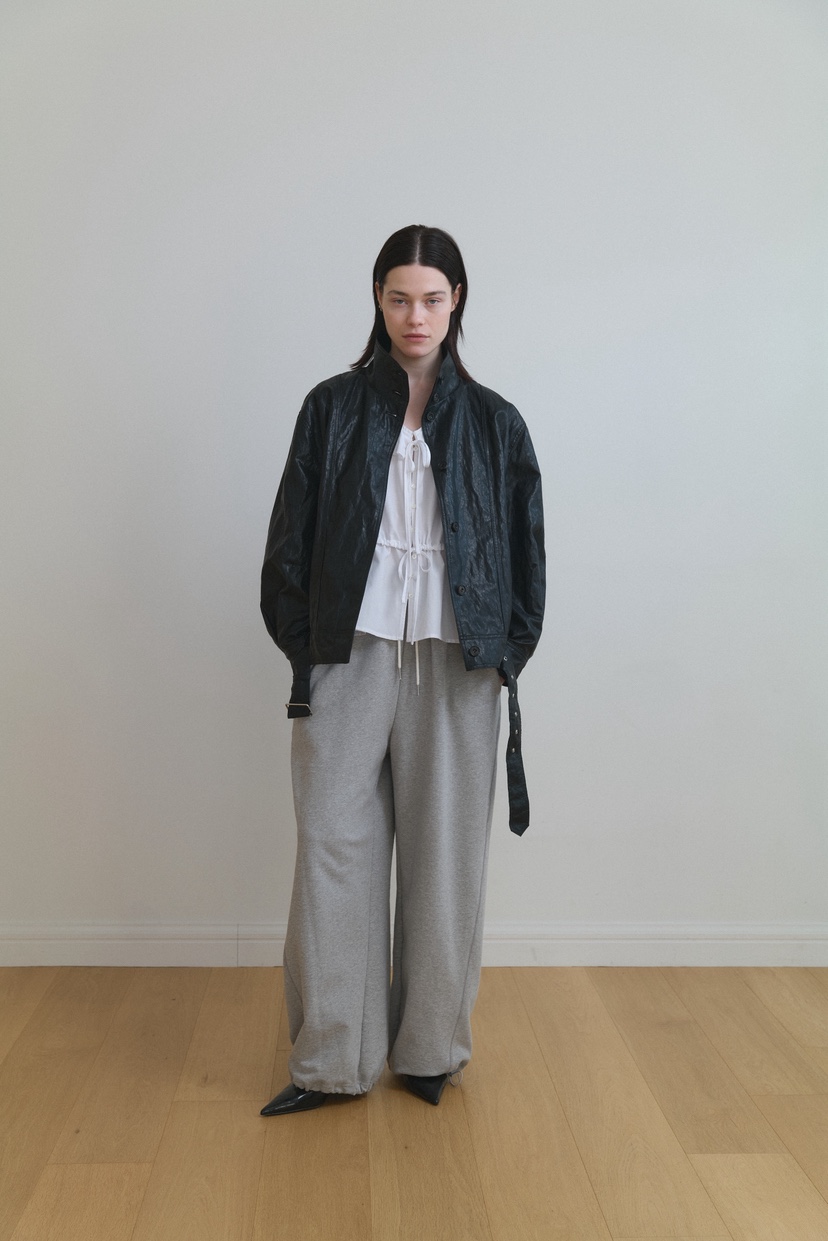 KARE/WEREPIECE東大門實拍女士新款時尚皮衣含腰帶皮革系帶KARE/WEREPIECE皮衣