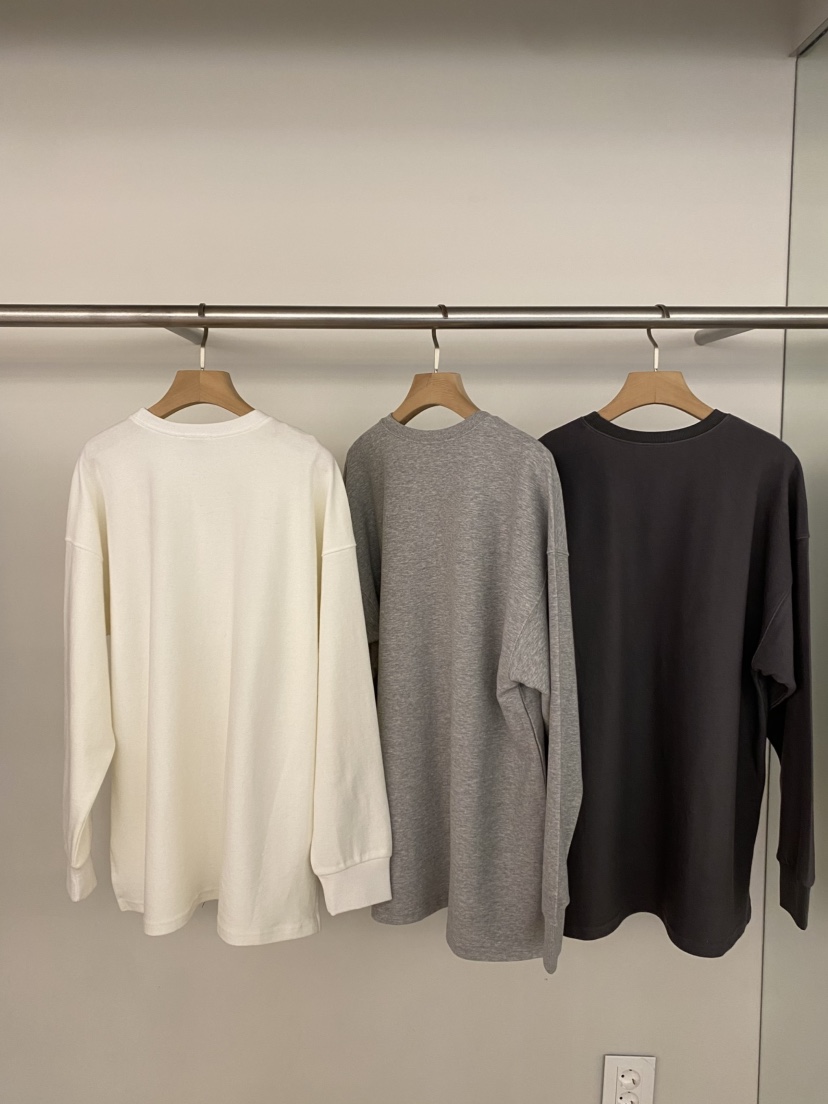 OP PER東大門直郵女裝新品26春夏休閑真品人氣推薦長袖T恤OPPER-simplebeige長袖T恤