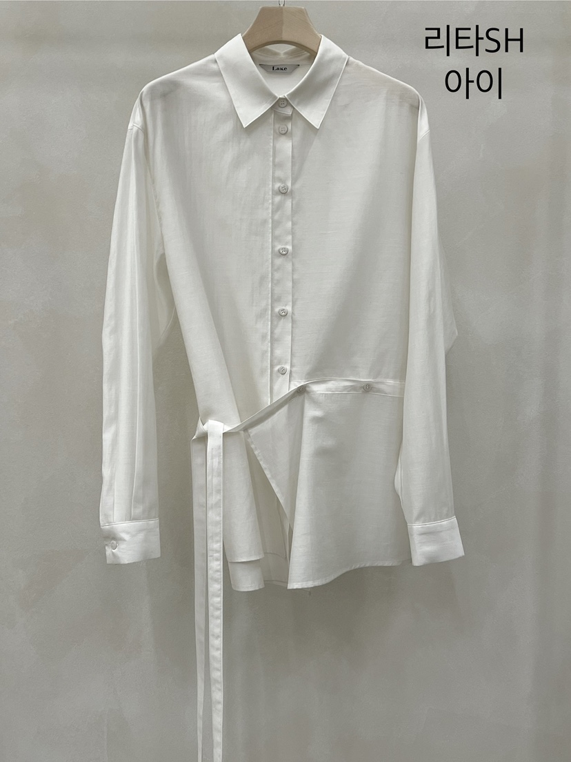 LAKE-A韓國直郵女士新款推薦真品職業時尚26春夏襯衫蕾絲衫Lake side襯衫/蕾絲衫圖色1