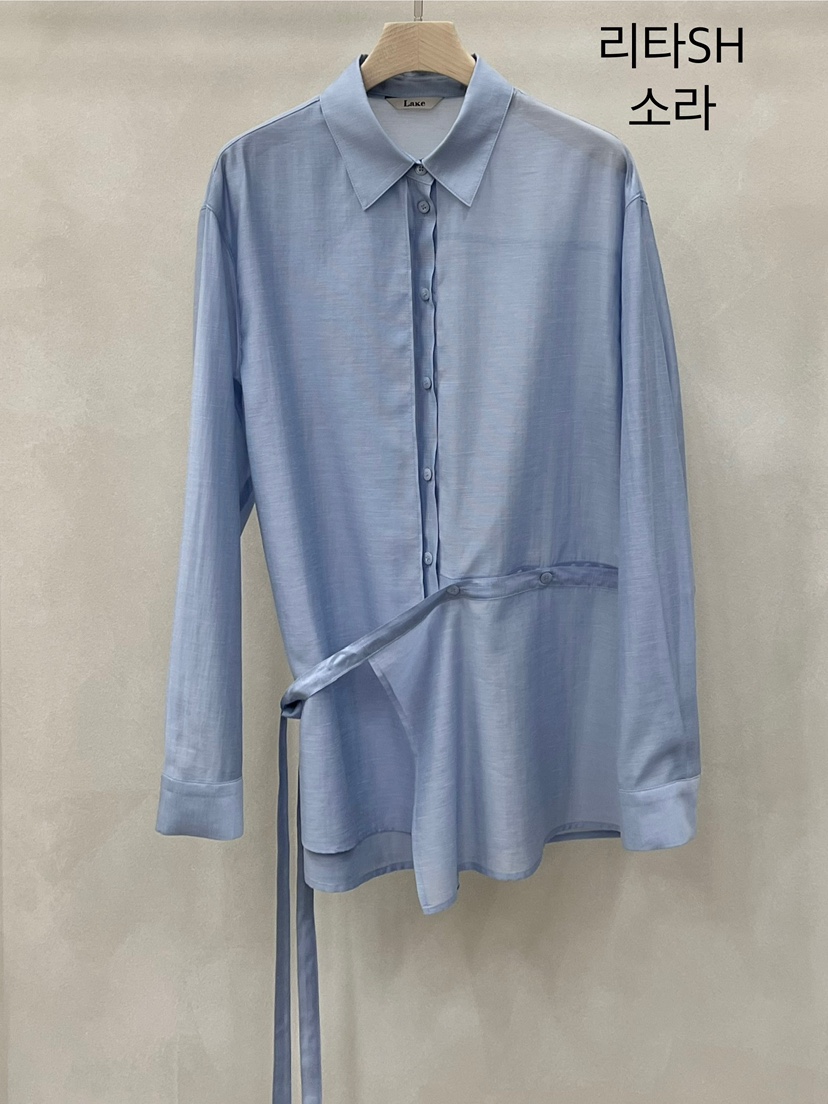 LAKE-A韓國直郵女士新款推薦真品職業時尚26春夏襯衫蕾絲衫Lake side襯衫/蕾絲衫圖色5