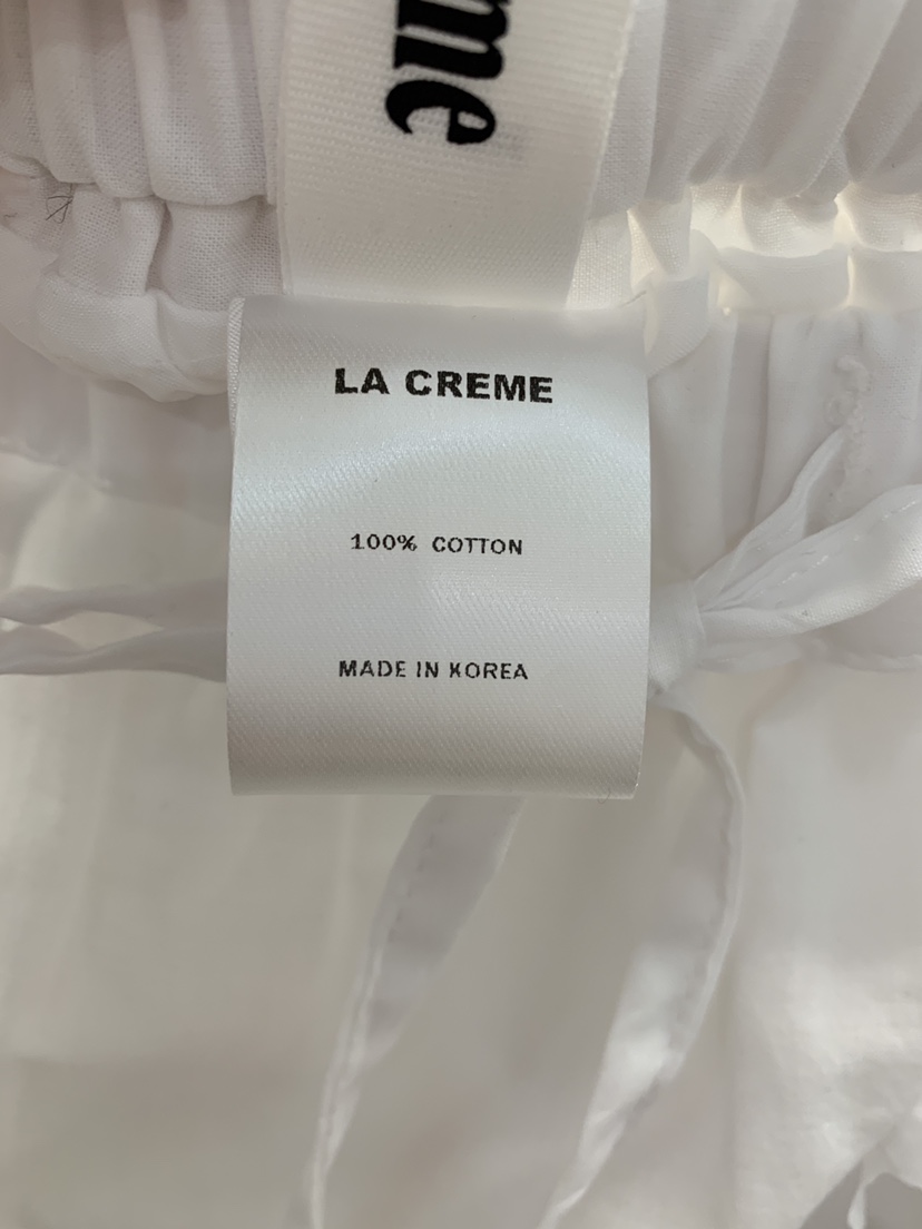 LA CREME韓國直郵女士新品熱賣時尚推薦26春夏真品短裙花朵LA CREME短裙