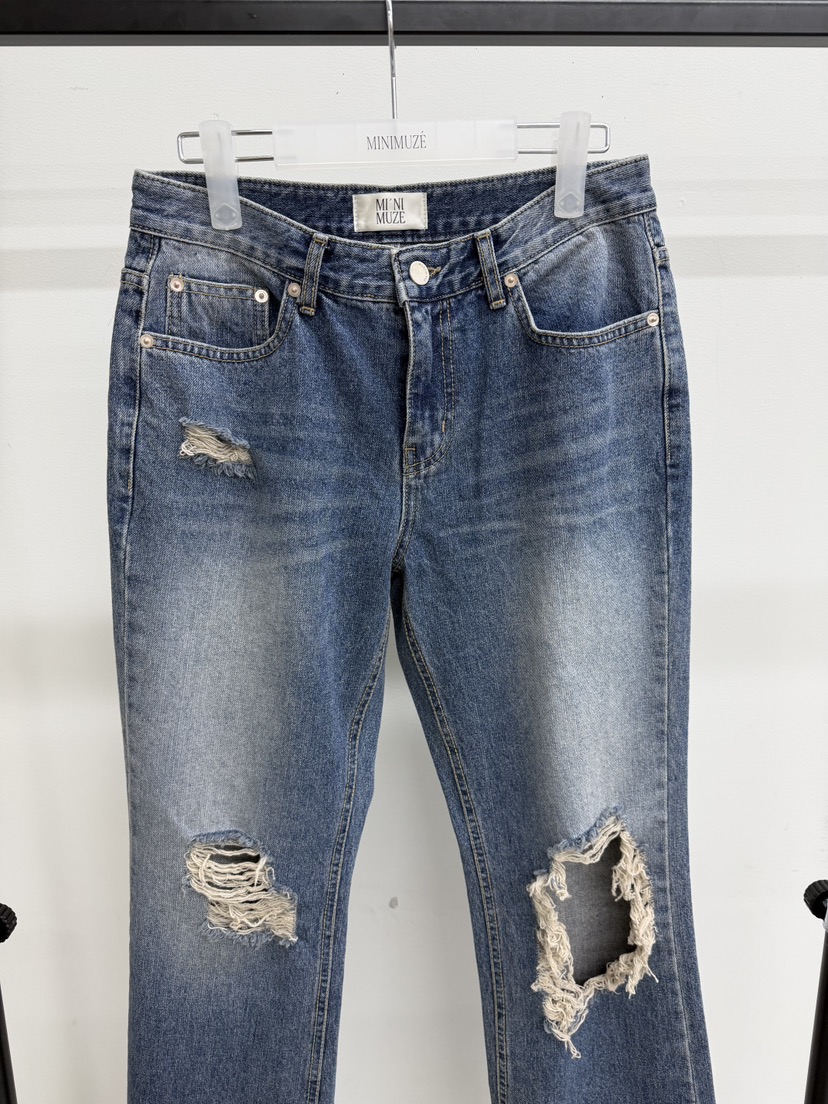 MINIMUZE東大門實拍女士新款職業26春夏熱賣真品人氣牛仔褲MINIMUZE牛仔褲