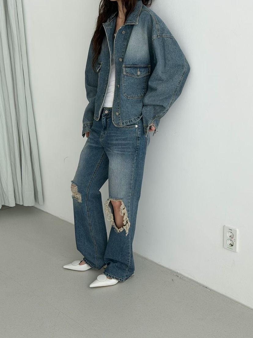 MINIMUZE東大門實拍女士新款職業26春夏熱賣真品人氣牛仔褲MINIMUZE牛仔褲