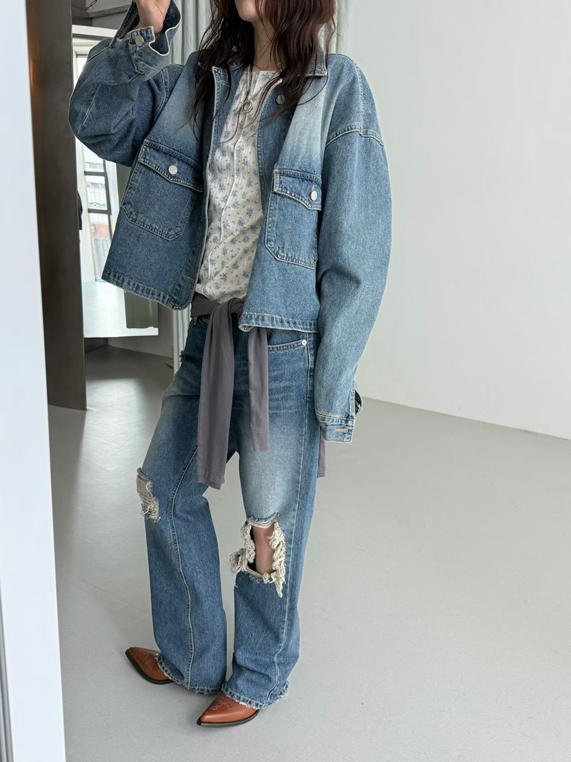 MINIMUZE東大門實拍女士新款職業26春夏熱賣真品人氣牛仔褲MINIMUZE牛仔褲