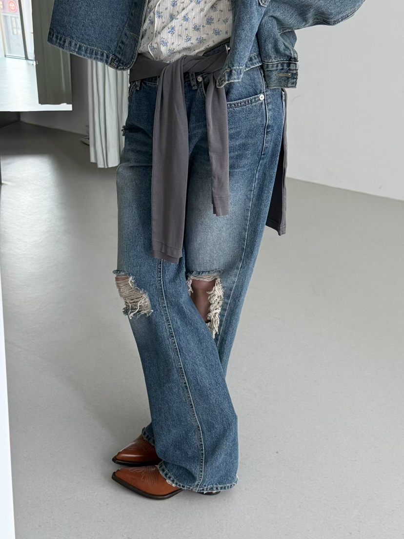 MINIMUZE東大門實拍女士新款職業26春夏熱賣真品人氣牛仔褲MINIMUZE牛仔褲