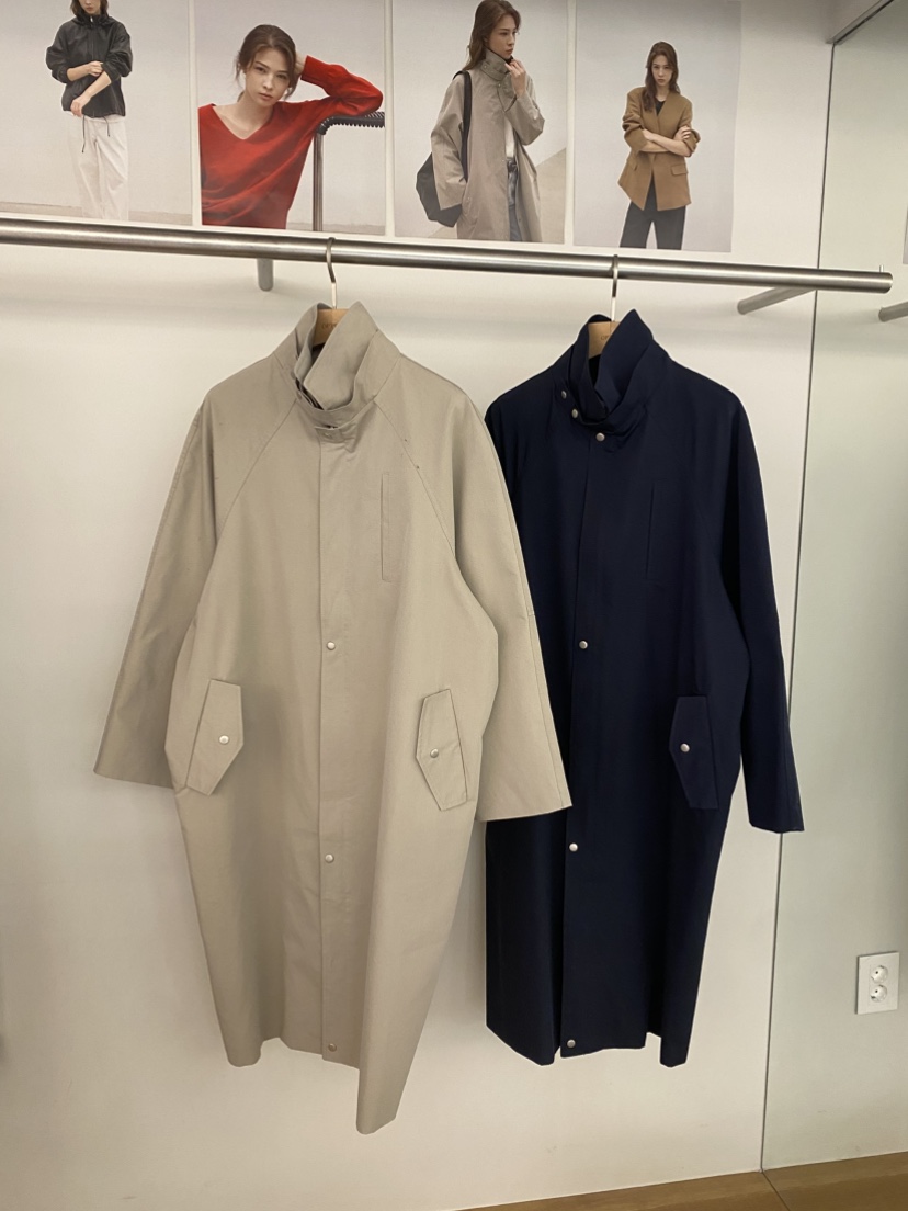 OP PER東大門代購女士新款熱賣真品推薦職業時尚長款風衣OPPER-simplebeige長款風衣