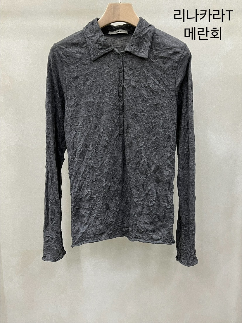 LAKE-A東大門代購女裝新款休閑26春夏時尚真品人氣長袖T恤Lake side長袖T恤圖色3