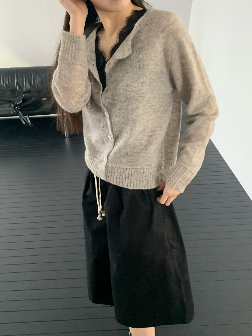 TAF韓國代購女士新款真品推薦人氣時尚職業26春夏針織衫雙層TAF針織衫