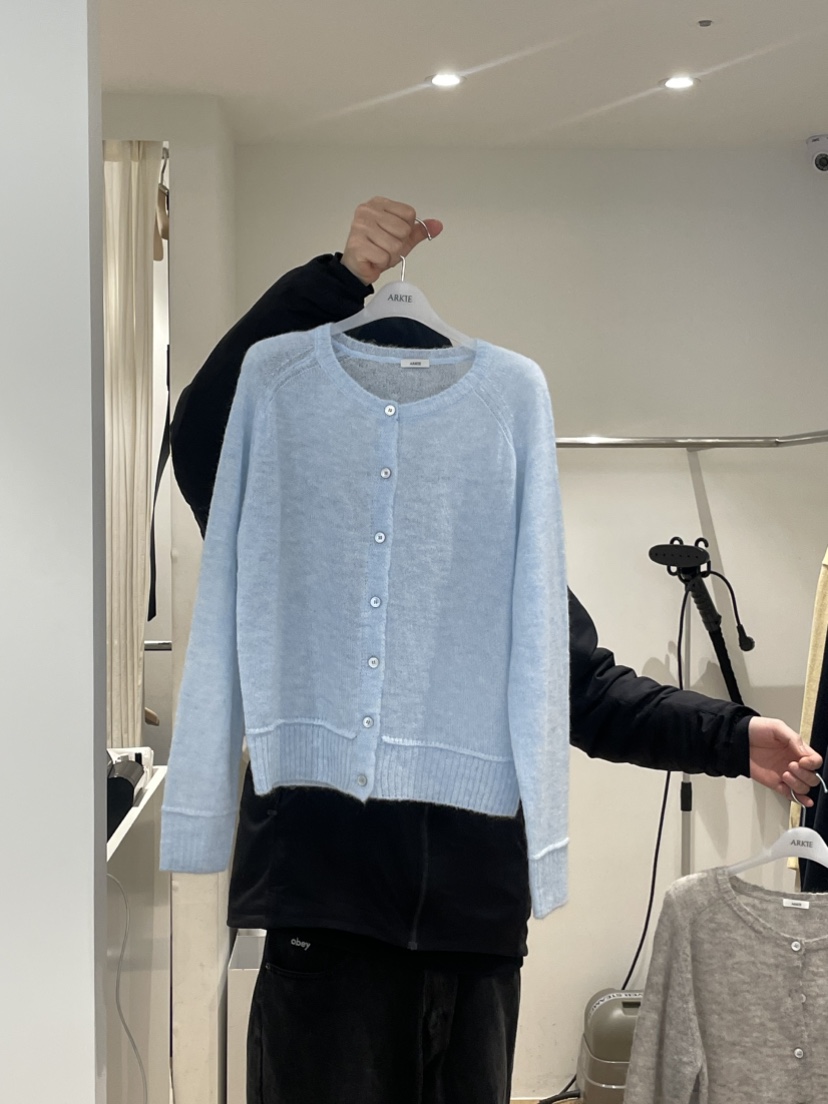 TAF韓國代購女士新款真品推薦人氣時尚職業26春夏針織衫雙層TAF針織衫圖色2