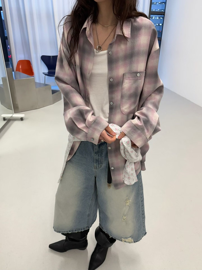 MINIMUZE韓國代購女士新款26春夏推薦熱賣時尚襯衫蕾絲衫MINIMUZE襯衫/蕾絲衫