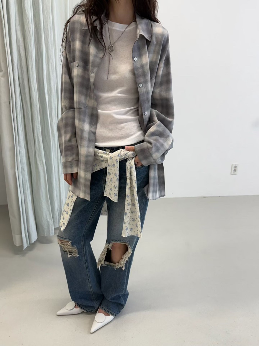 MINIMUZE韓國代購女士新款26春夏推薦熱賣時尚襯衫蕾絲衫MINIMUZE襯衫/蕾絲衫