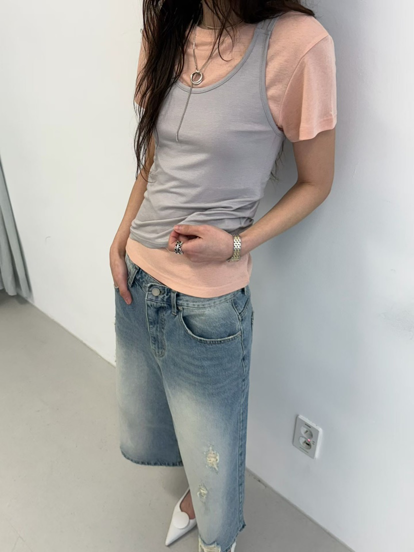 MINIMUZE韓國代購女士新品職業26春夏人氣時尚熱賣吊帶背心MINIMUZE吊帶/背心