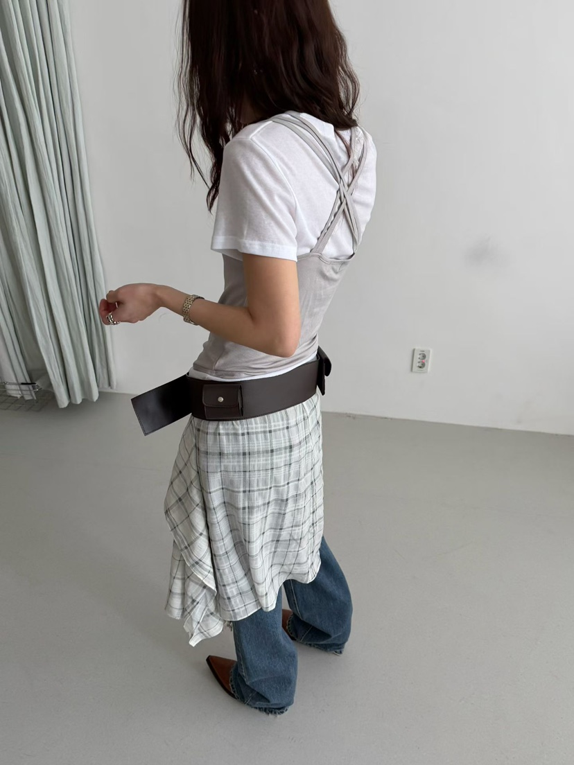 MINIMUZE韓國代購女士新品職業26春夏人氣時尚熱賣吊帶背心MINIMUZE吊帶/背心