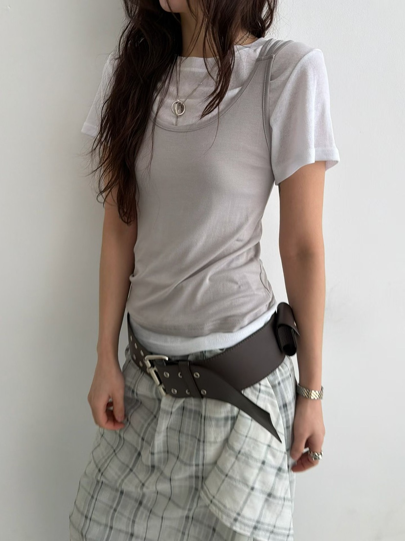 MINIMUZE韓國代購女士新品職業26春夏人氣時尚熱賣吊帶背心MINIMUZE吊帶/背心