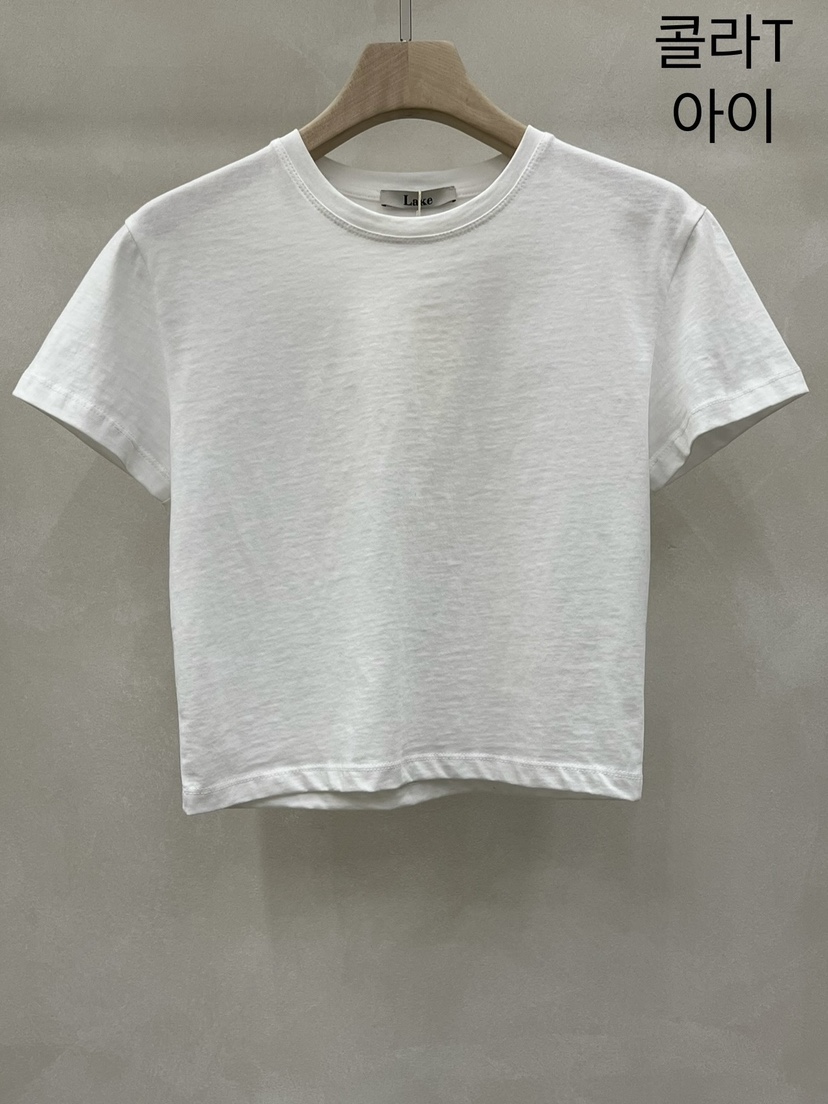 LAKE-A韓國直郵女士新品時尚熱賣人氣26春夏休閑職業T恤Lake sideT恤圖色4