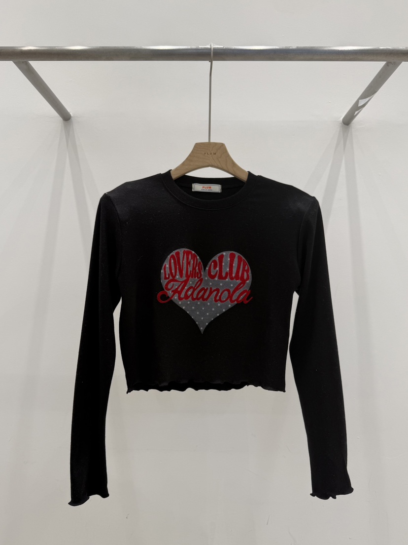 PLUM-Q/IFYOUSAYSO東大門實拍女士新品真品26春夏長袖T恤PLUM-Q/IFYOUSAYSO長袖T恤圖色3