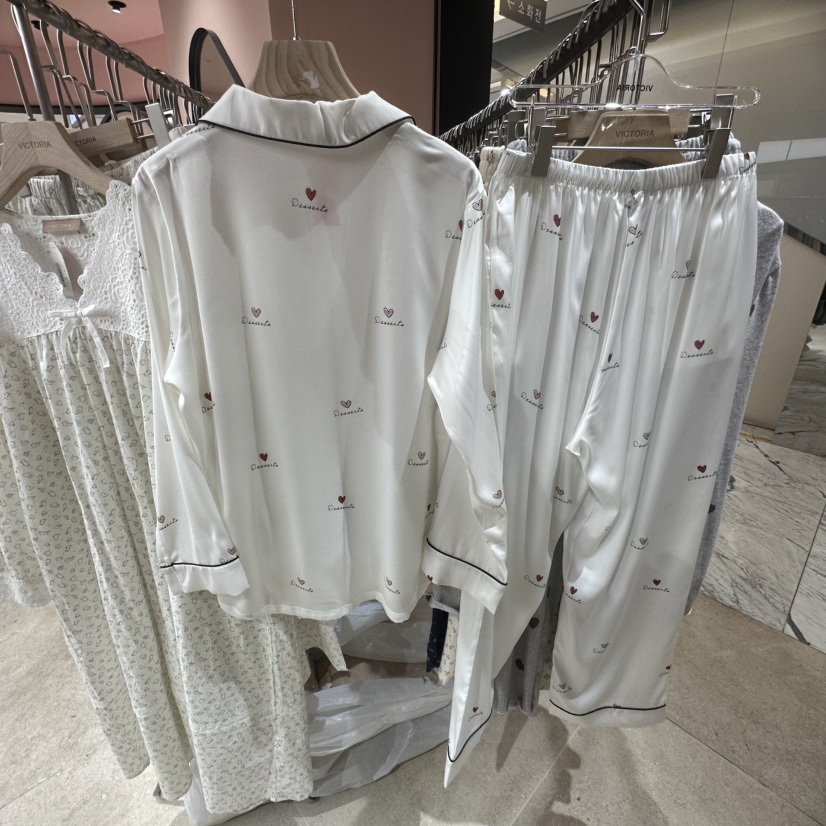 VICTORIA-P韓國直郵女裝新品時尚人氣推薦26春夏睡衣套裝VICTORIA睡衣