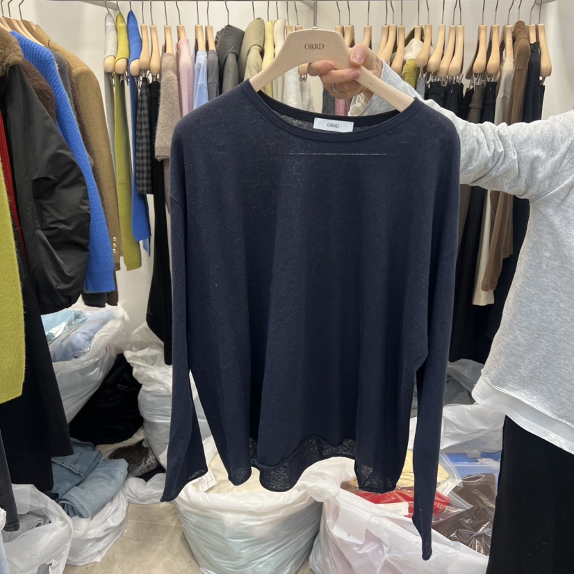 ORRD東大門實拍女裝新款推薦26春夏職業熱賣真品人氣長袖T恤ORRD長袖T恤圖色4