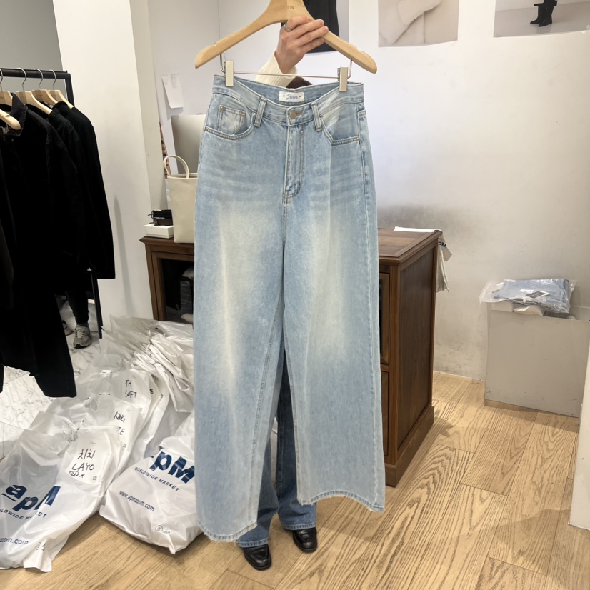 OURIN/THIS IS東大門代購女士新款真品時尚推薦熱賣牛仔褲OURIN/THIS IS牛仔褲圖色1