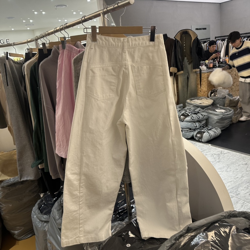 DE VENTI東大門代購女士新品休閑職業26春夏熱賣牛仔褲燈籠DE VENTI牛仔褲