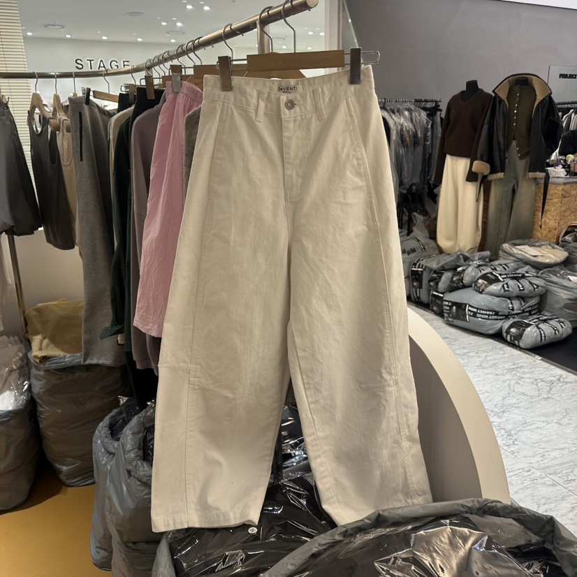 DE VENTI東大門代購女士新品休閑職業26春夏熱賣牛仔褲燈籠DE VENTI牛仔褲圖色1