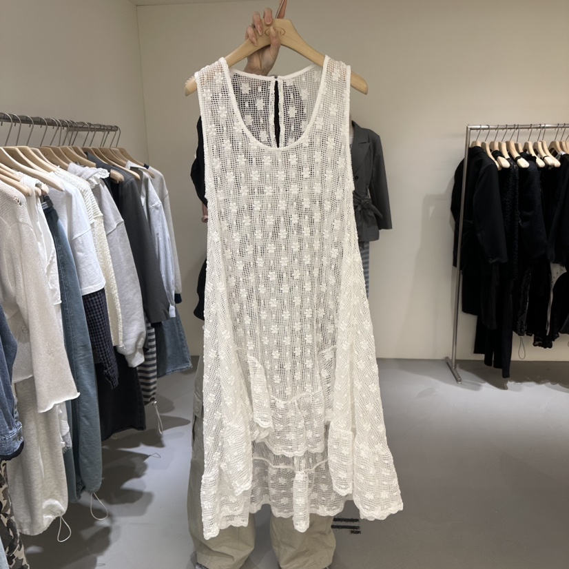 VAULT韓國代購女裝新款26春夏真品推薦人氣熱賣休閑連衣裙VAULT連衣裙圖色1白色