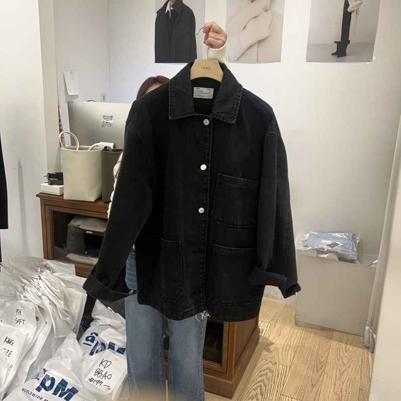 OURIN/THIS IS東大門實拍女裝新品時尚26春夏人氣休閑夾克OURIN/THIS IS夾克圖色1