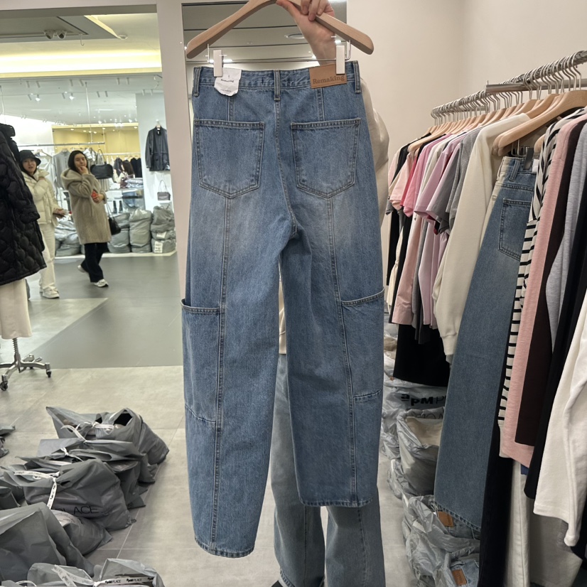 URBANSTORY/REMAKING東大門直郵女士新品推薦休閑牛仔褲Remaking/URBANSTORY牛仔褲