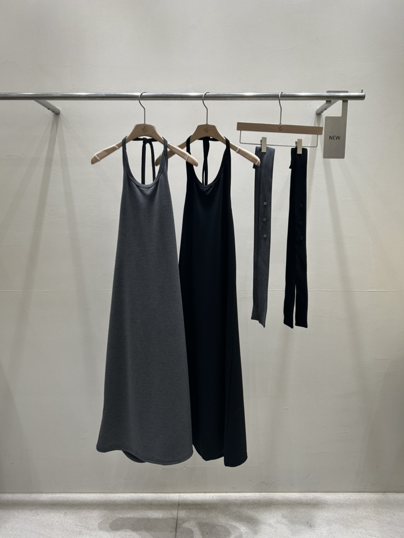 ME MO韓國直郵女士新品時尚真品連衣裙不含內搭系帶長款ME MO連衣裙