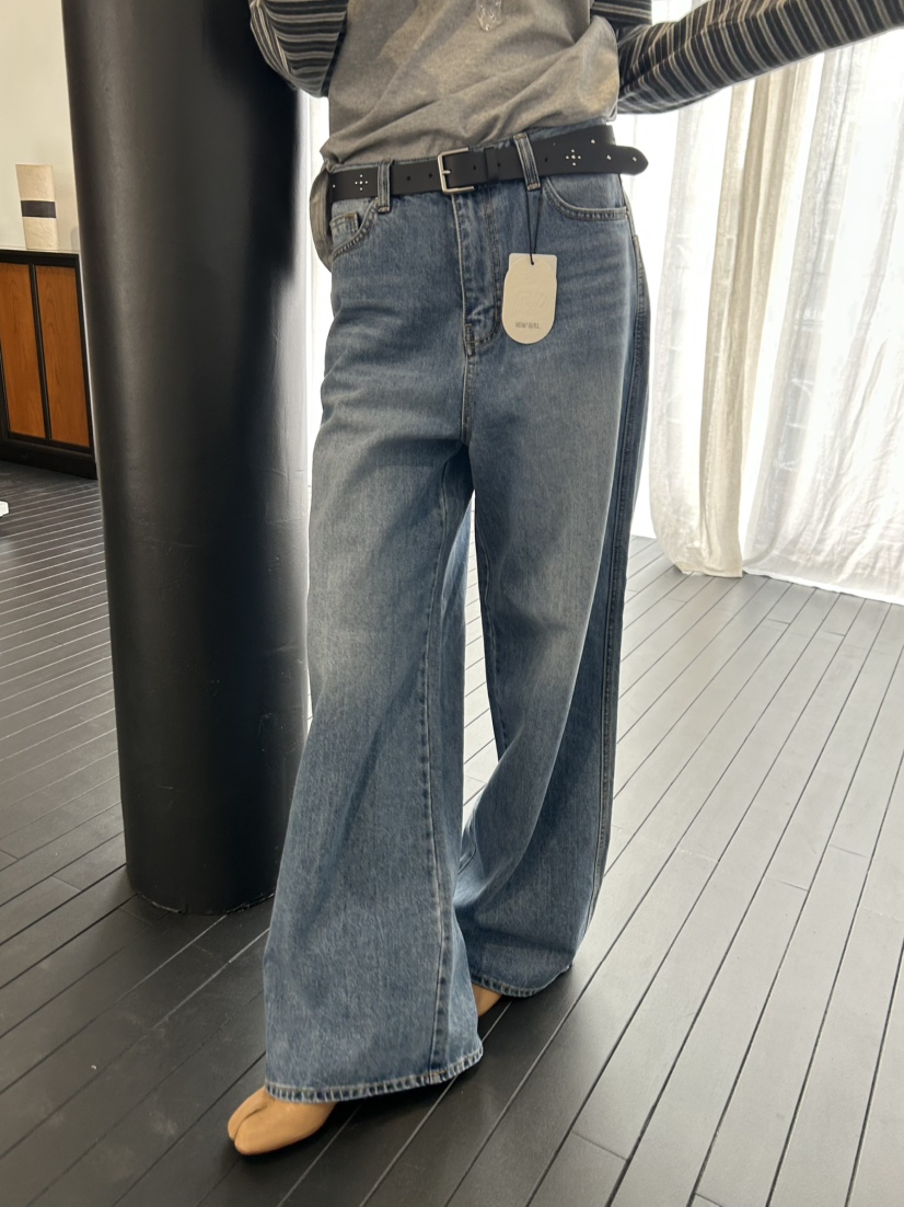 ME MO韓國代購女裝新款真品人氣休閑時尚推薦熱賣牛仔褲ME MO牛仔褲