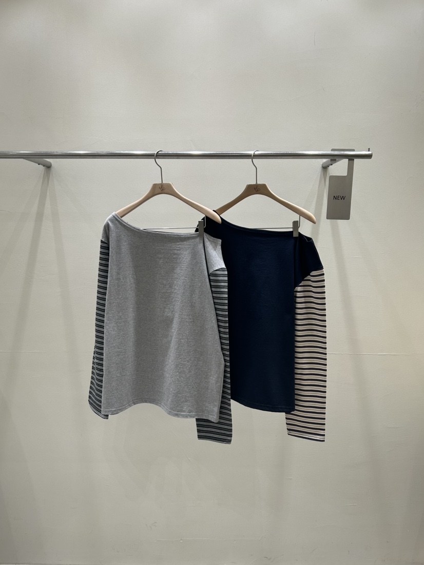 ME MO東大門代購女士新款休閑時尚熱賣推薦人氣26春夏長袖T恤ME MO長袖T恤