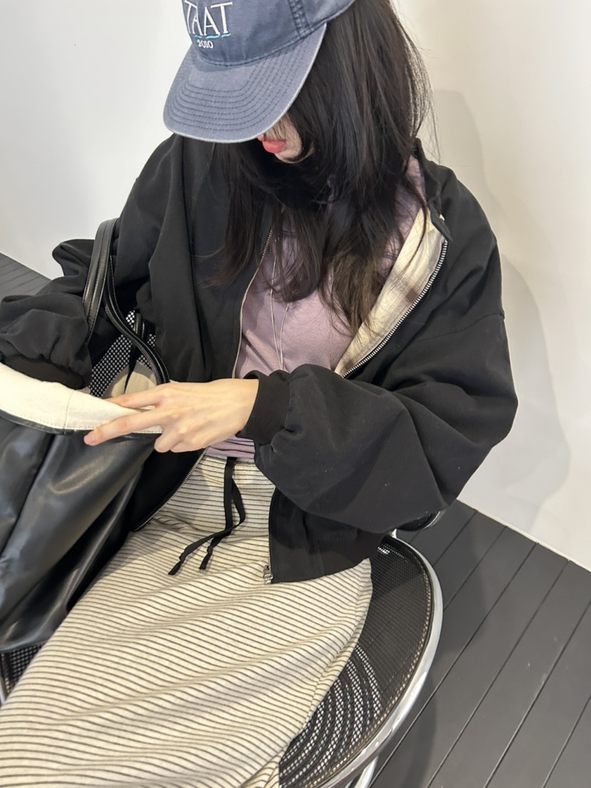 ME MO韓國直郵女裝新款人氣真品26春夏熱賣夾克兩面可穿ME MO夾克