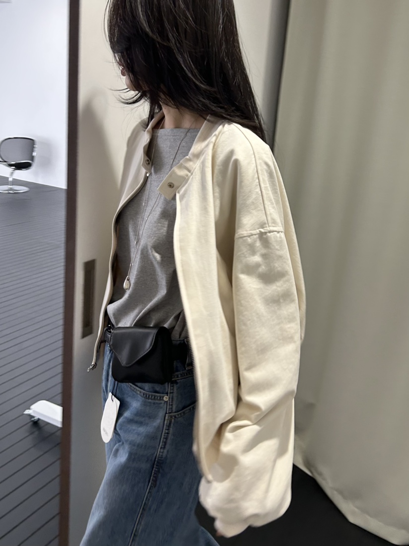 ME MO韓國直郵女裝新款人氣真品26春夏熱賣夾克兩面可穿ME MO夾克