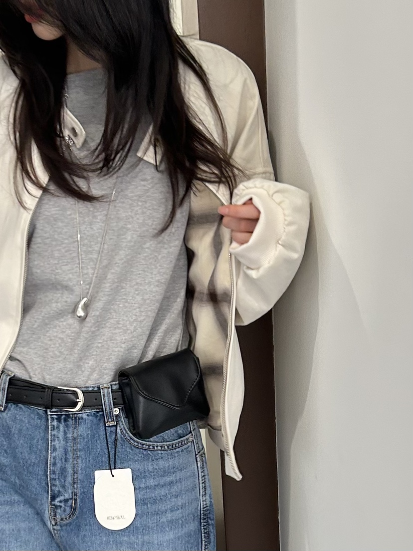 ME MO韓國直郵女裝新款人氣真品26春夏熱賣夾克兩面可穿ME MO夾克