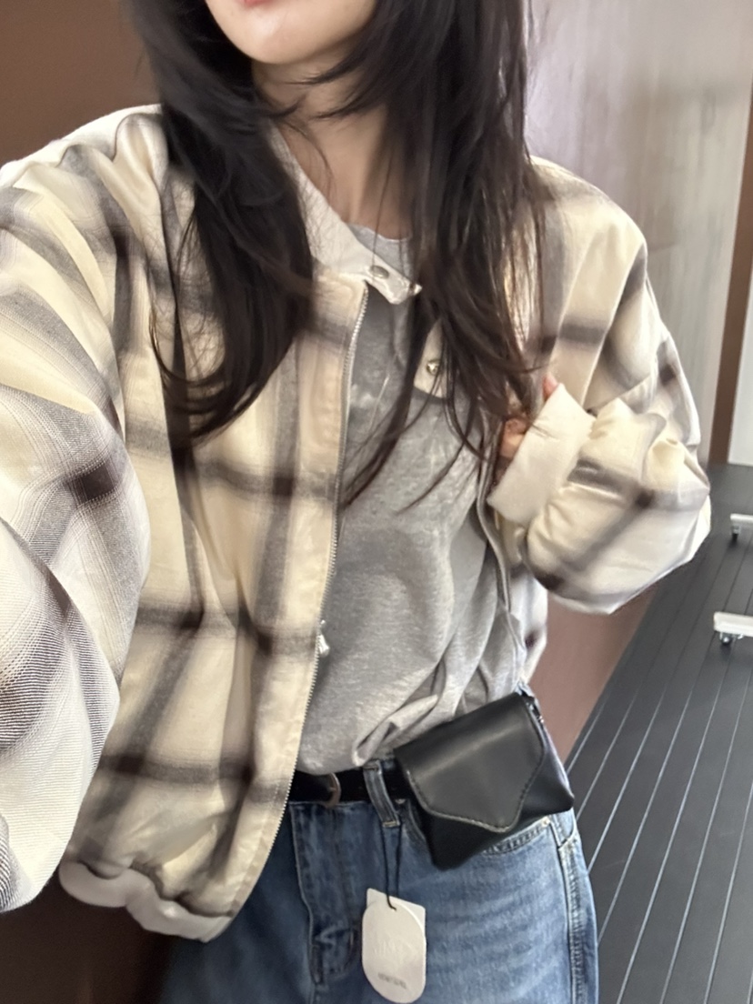 ME MO韓國直郵女裝新款人氣真品26春夏熱賣夾克兩面可穿ME MO夾克