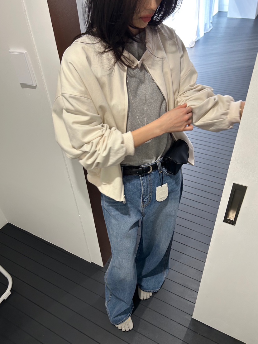 ME MO韓國直郵女裝新款人氣真品26春夏熱賣夾克兩面可穿ME MO夾克圖色2