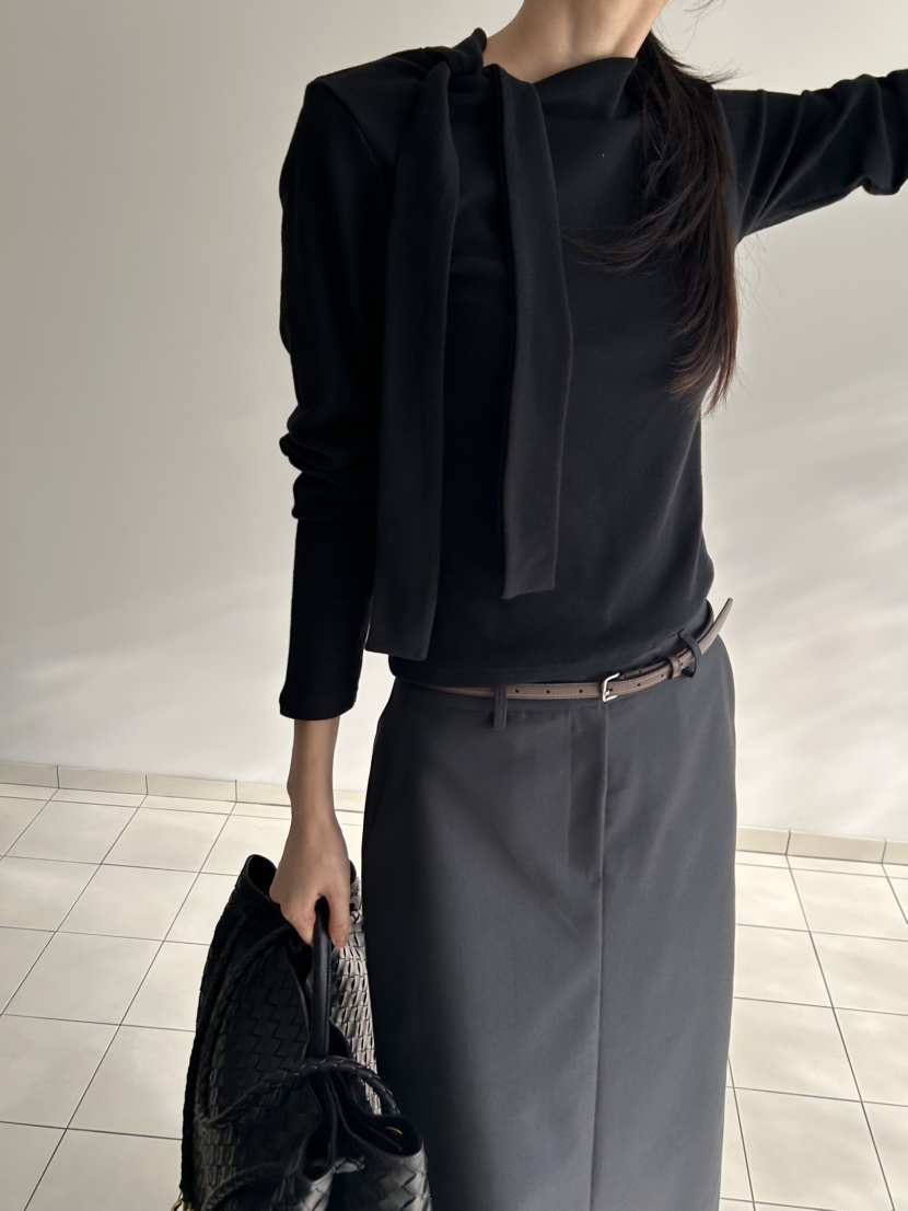 ME MO東大門實拍女裝新款職業時尚休閑26春夏真品長袖T恤ME MO長袖T恤圖色3