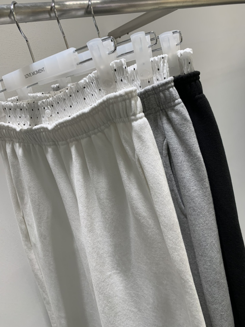 LOVE MOMENT韓國代購女裝新品真品推薦休閑休閑褲粗花呢LOVE MOMENT休閑褲