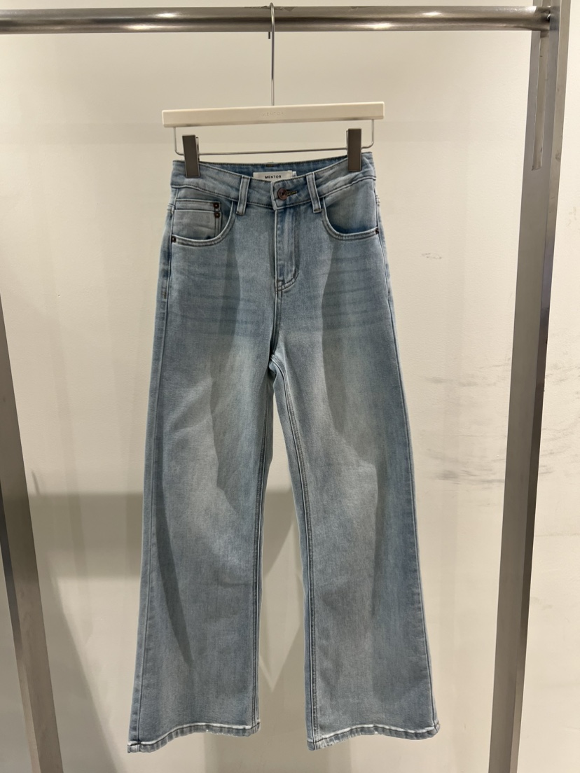 MENTOR韓國直郵女士新品時尚職業休閑26春夏熱賣人氣牛仔褲MENTOR牛仔褲圖色1