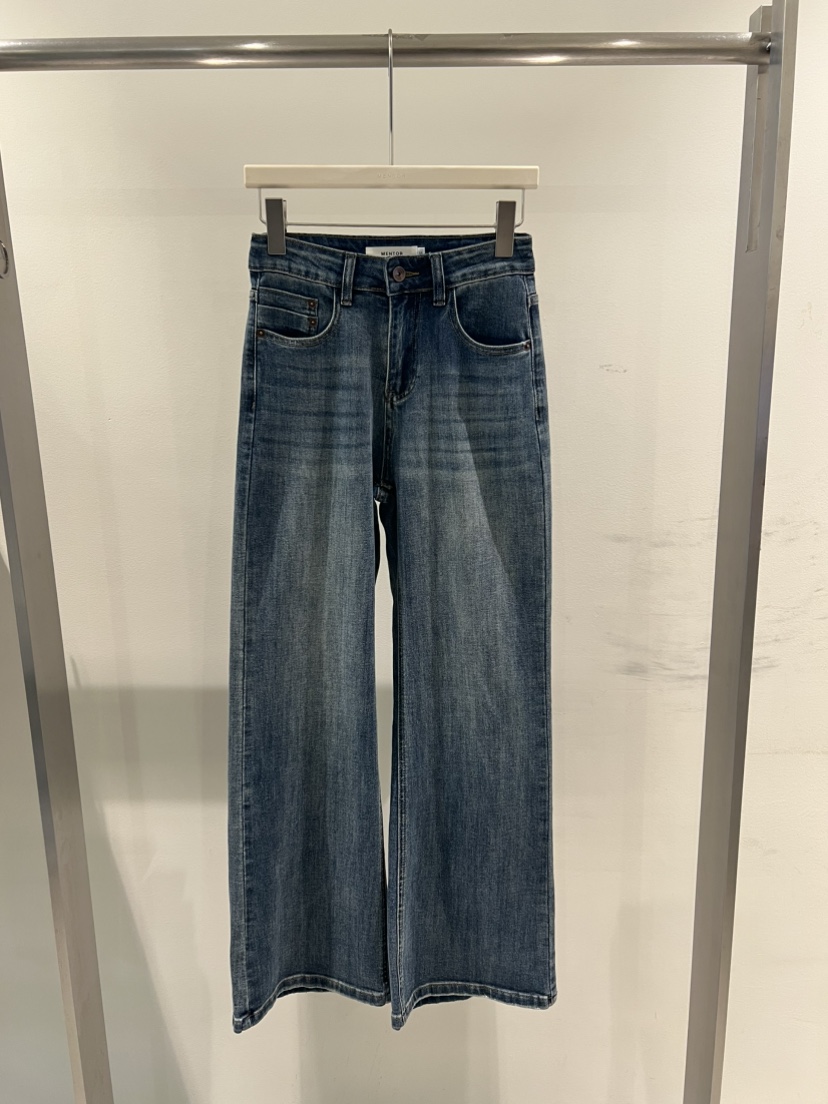 MENTOR韓國直郵女士新品時尚職業休閑26春夏熱賣人氣牛仔褲MENTOR牛仔褲圖色2